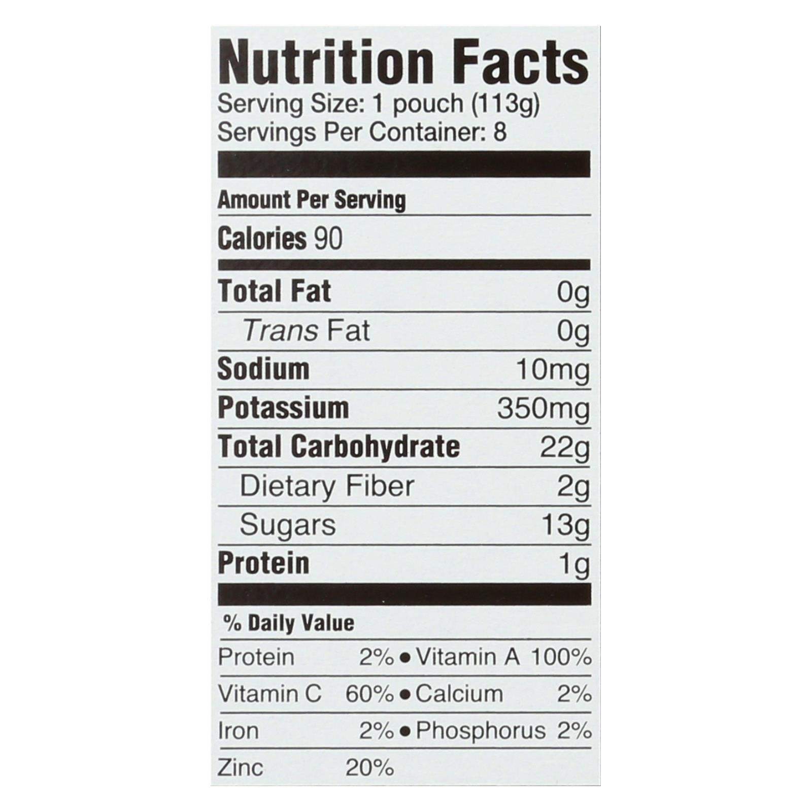 Happy Baby Happy Baby Clearly Crafted - Bananas Sweet Potatoes And Papayas - Case Of 16 - 4 Oz. - GreatEagleInc