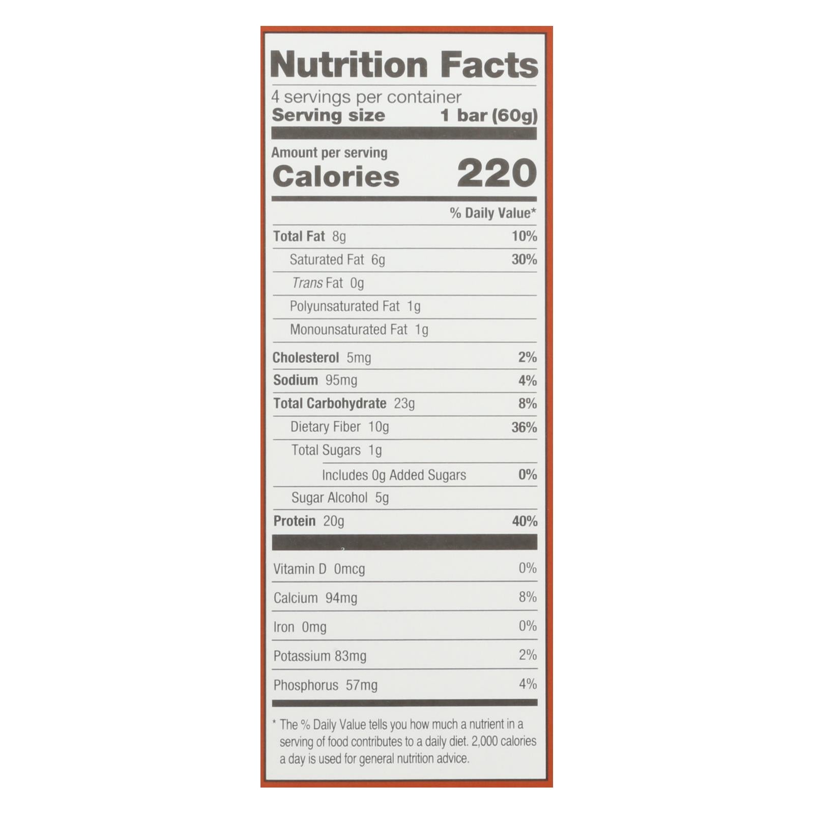 One Brands Protein Bar Maple Glazed Doughnut  - Case Of 12 - 60 Grm - GreatEagleInc