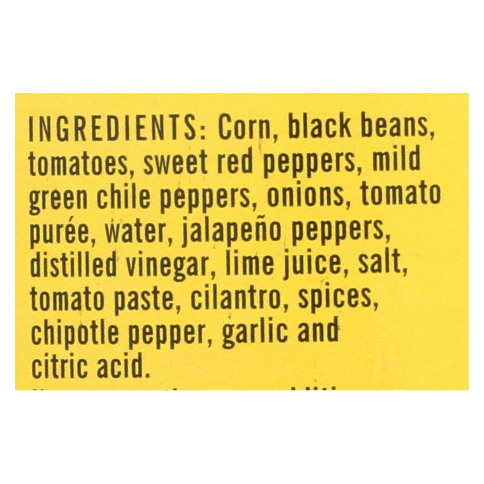 Desert Pepper Trading - Medium Corn Black Bean Red Pepper Salsa - Case Of 6 - 16 Oz. - GreatEagleInc