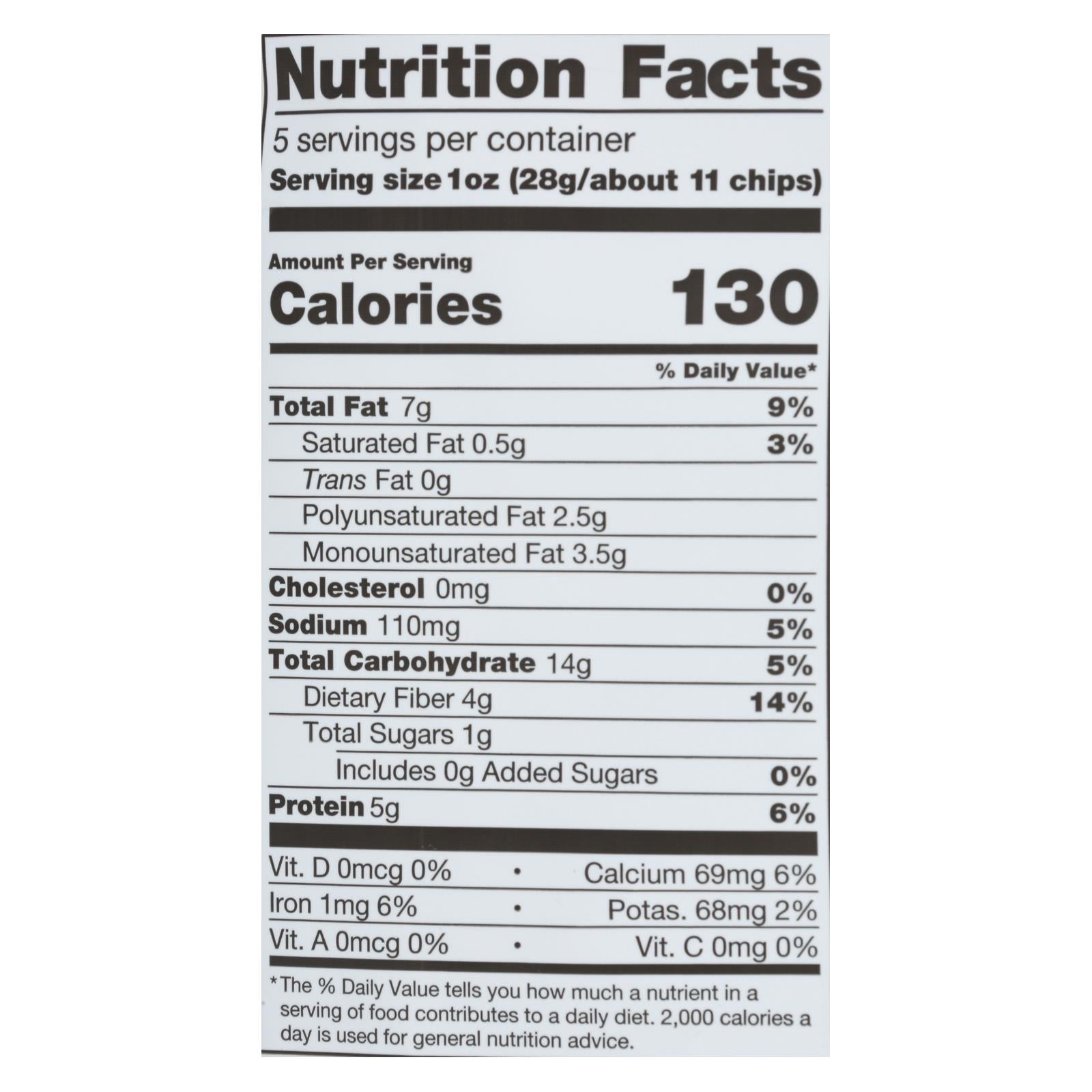 Beanitos - White Bean Chips - Restaurant Style - Case Of 6 - 5 Oz. - GreatEagleInc