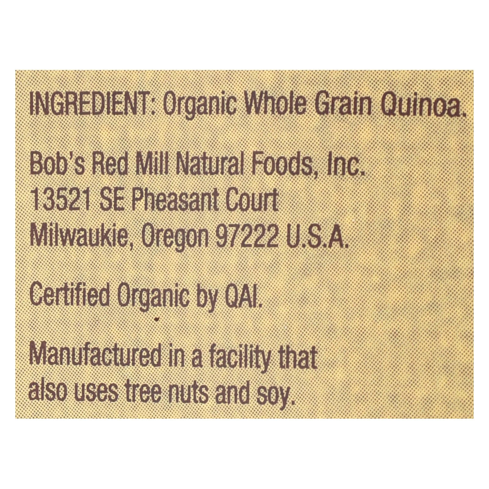 Bob's Red Mill Organic Whole Grain Quinoa - Case Of 4 - 26 Oz - GreatEagleInc
