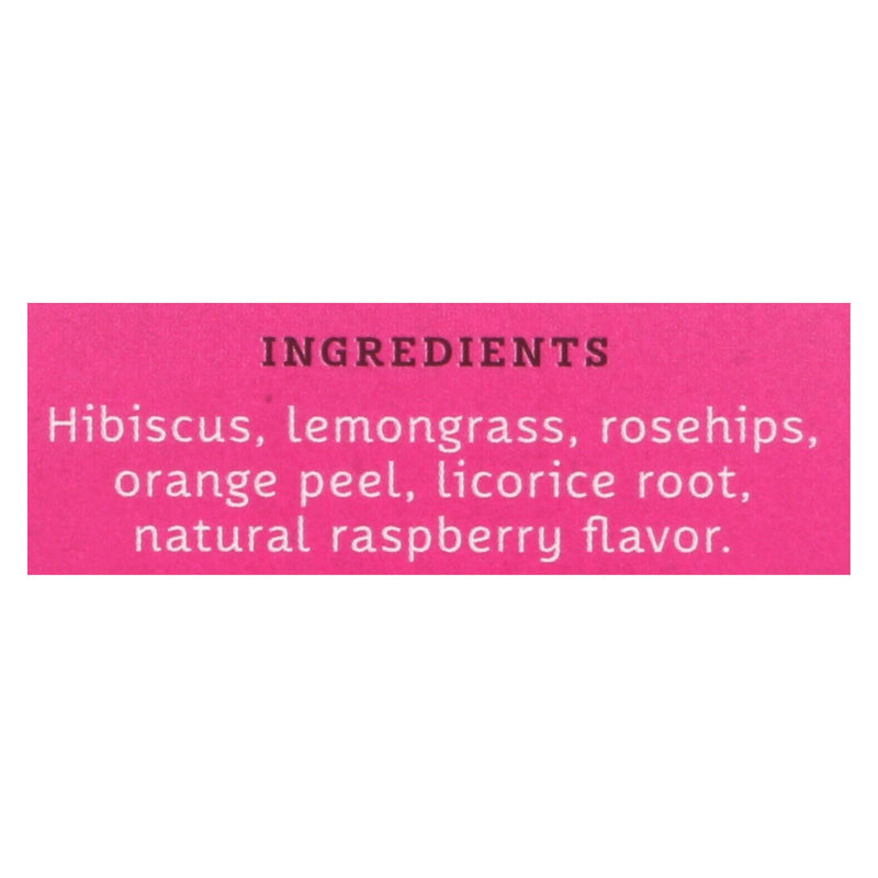 Stash Tea Hibiscus Herbal?tea - Wild Raspberry - Case Of 6 - 20 Bags - GreatEagleInc
