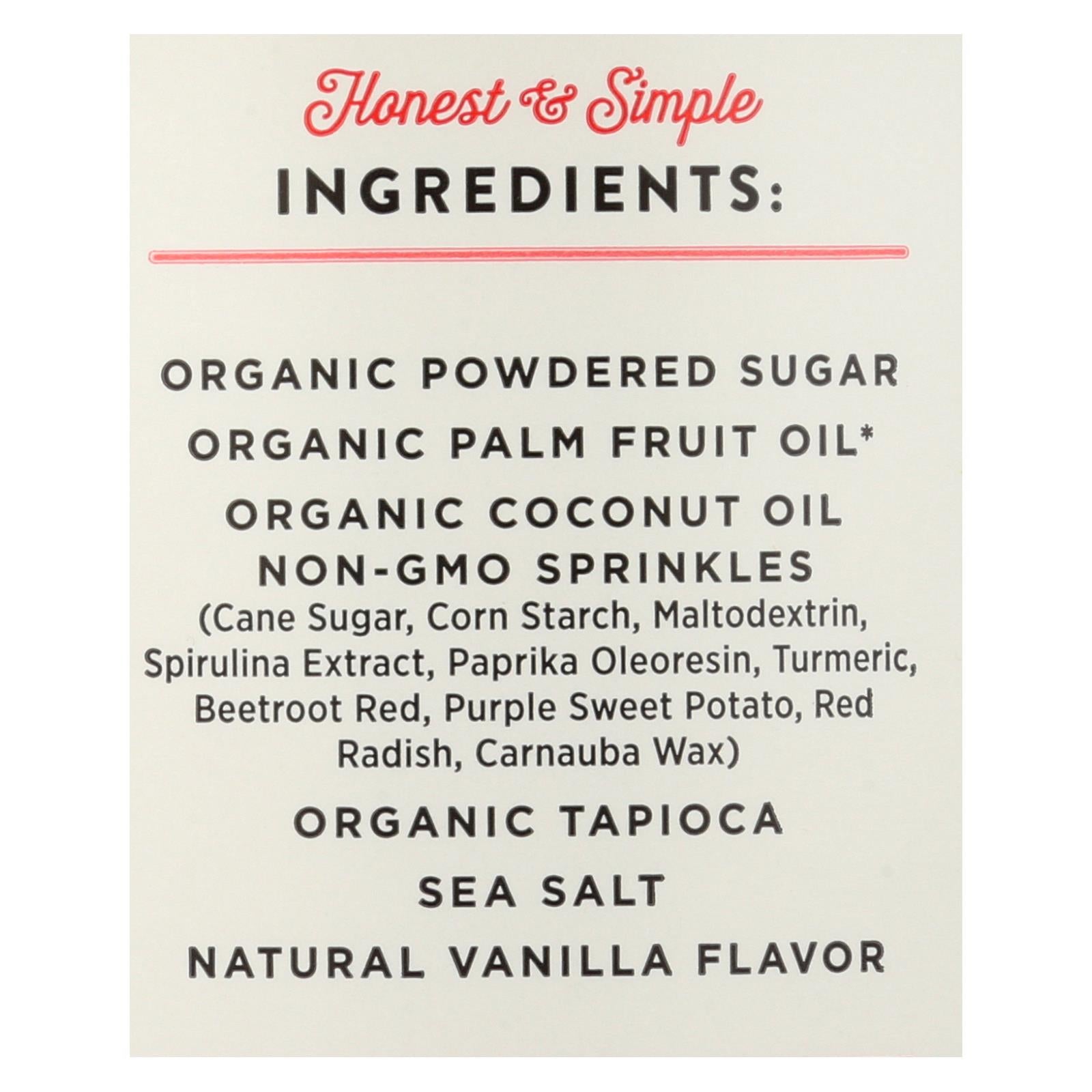 Miss Jones Baking Co. Confetti Pop Frosting  - Case Of 6 - 11.98 Oz - GreatEagleInc