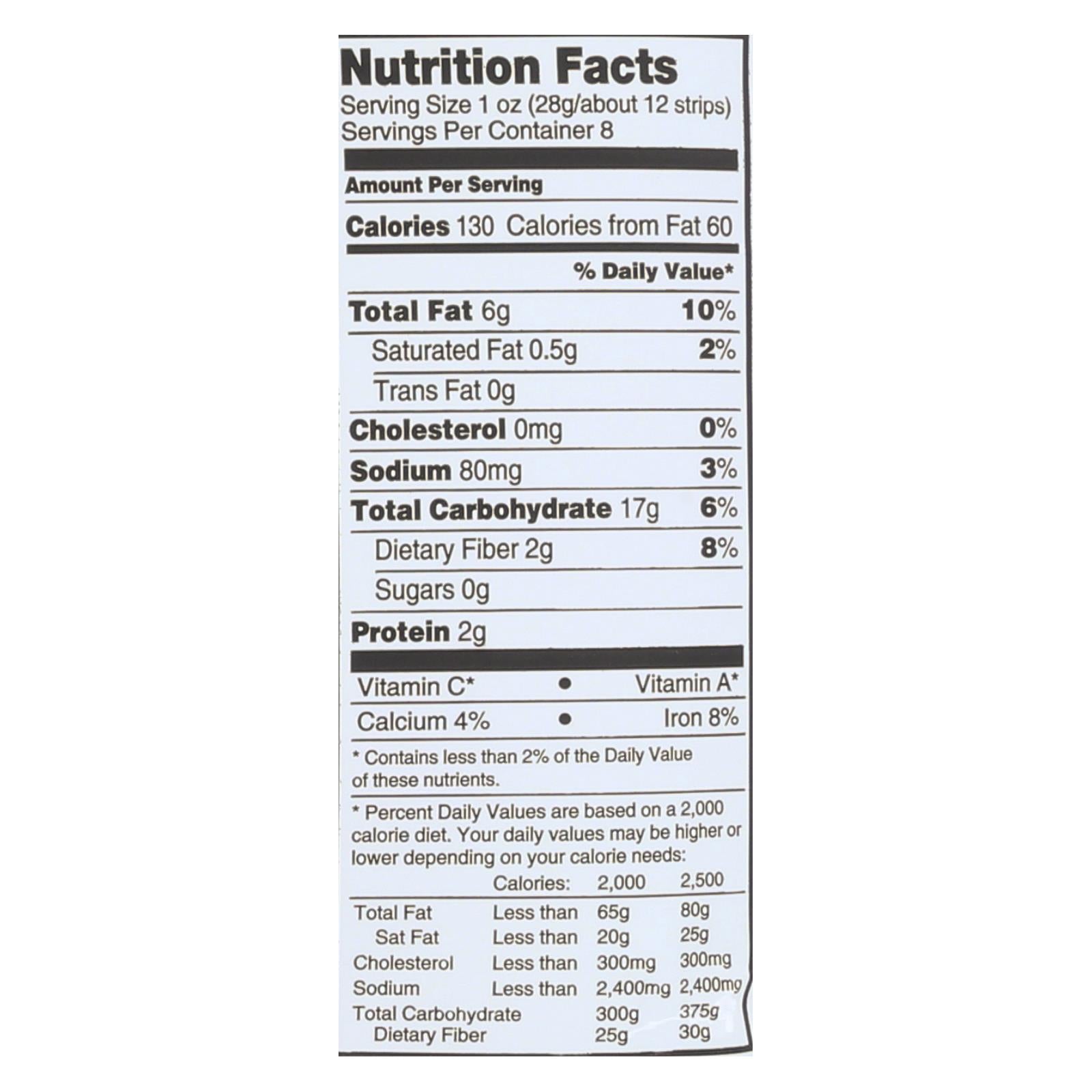 Green Mountain Gringo Tortilla Strips - Original - Case Of 12 - 8 Oz. - GreatEagleInc