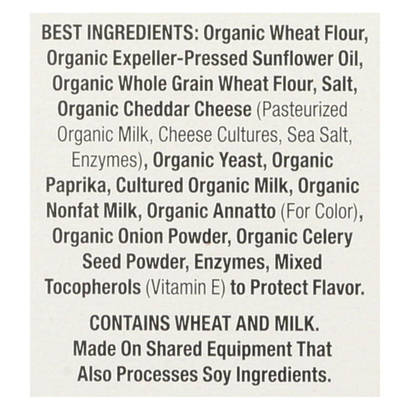 Annie's Homegrown Cheddar Squares Cheddar Squares - Case Of 6 - 11.25 Oz - GreatEagleInc