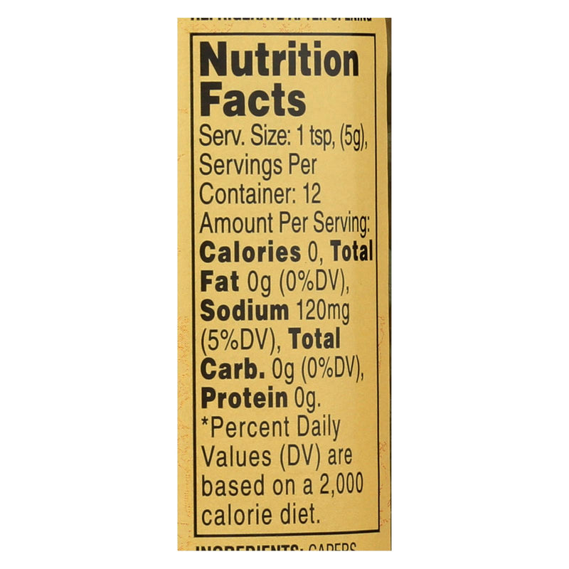 Reese Non Pareil Capers - Case Of 12 - 3.5 Oz. - GreatEagleInc