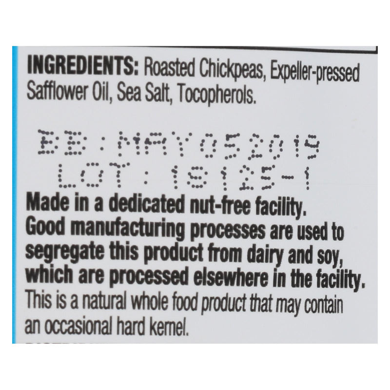 The Good Bean Crispy Crunchy Chickpea Snacks - Sea Salt - Case Of 6 - 6 Oz. - GreatEagleInc