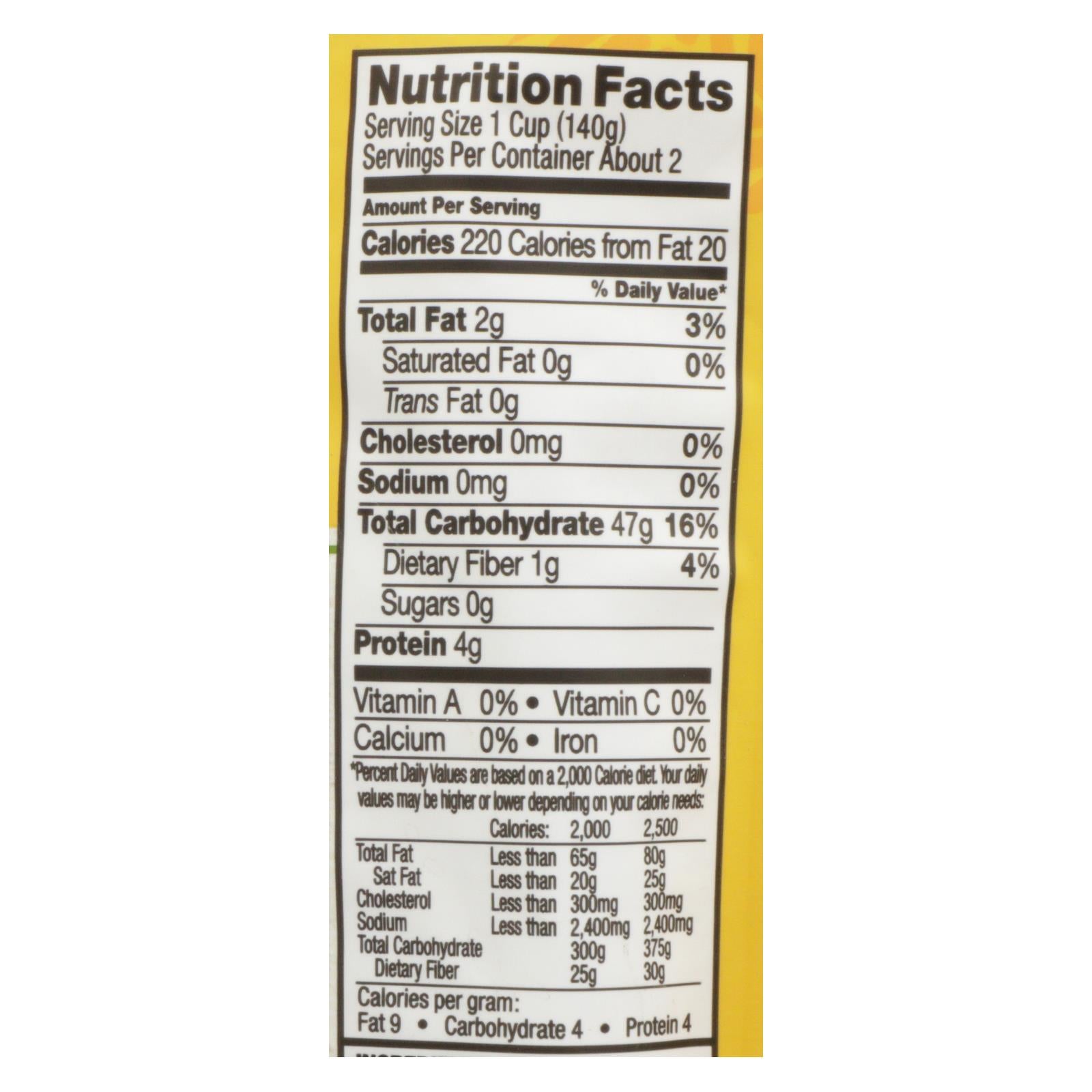 Tasty Bite - Rice Basmati - Case Of 12 - 8.8 Oz - GreatEagleInc