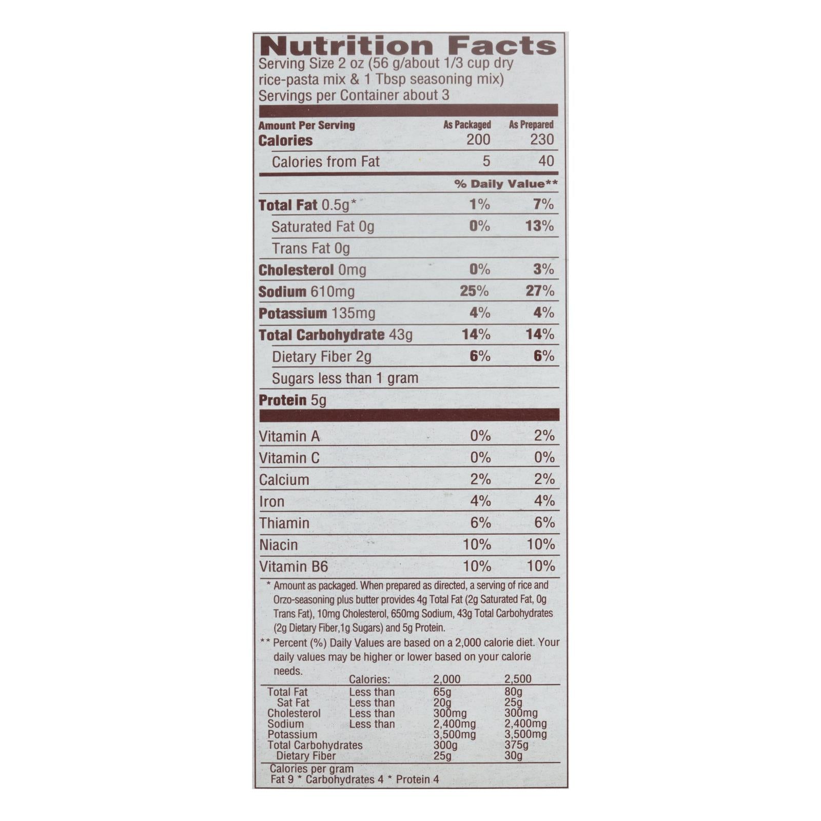 Near East Long Grain & Wild Rice - Garlic - Case Of 12 - 5.9 Oz - GreatEagleInc