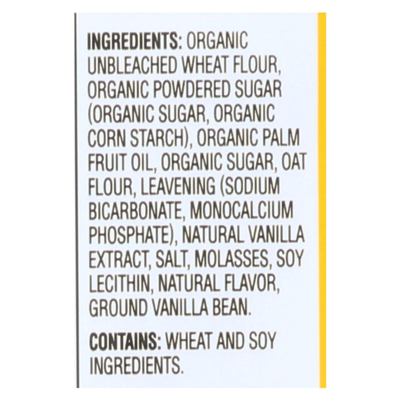 Newman's Own Organics Creme Filled Cookies - Vanilla - Case Of 6 - 13 Oz. - GreatEagleInc