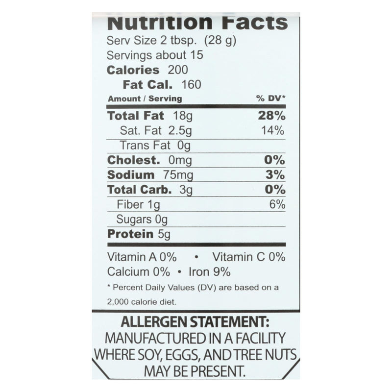 Joyva - Roasted Sesame Tahini - 15 Oz - Case Of 12 - GreatEagleInc