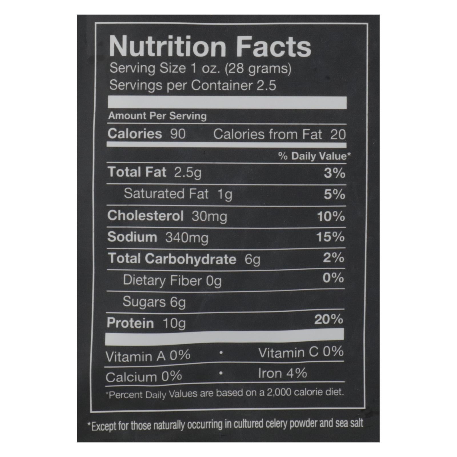 Chef's Cut Real Steak Jerkey - Chipotle Cracked Pepper - Case Of 8 - GreatEagleInc