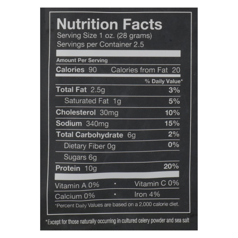 Chef's Cut Real Steak Jerkey - Chipotle Cracked Pepper - Case Of 8 - GreatEagleInc