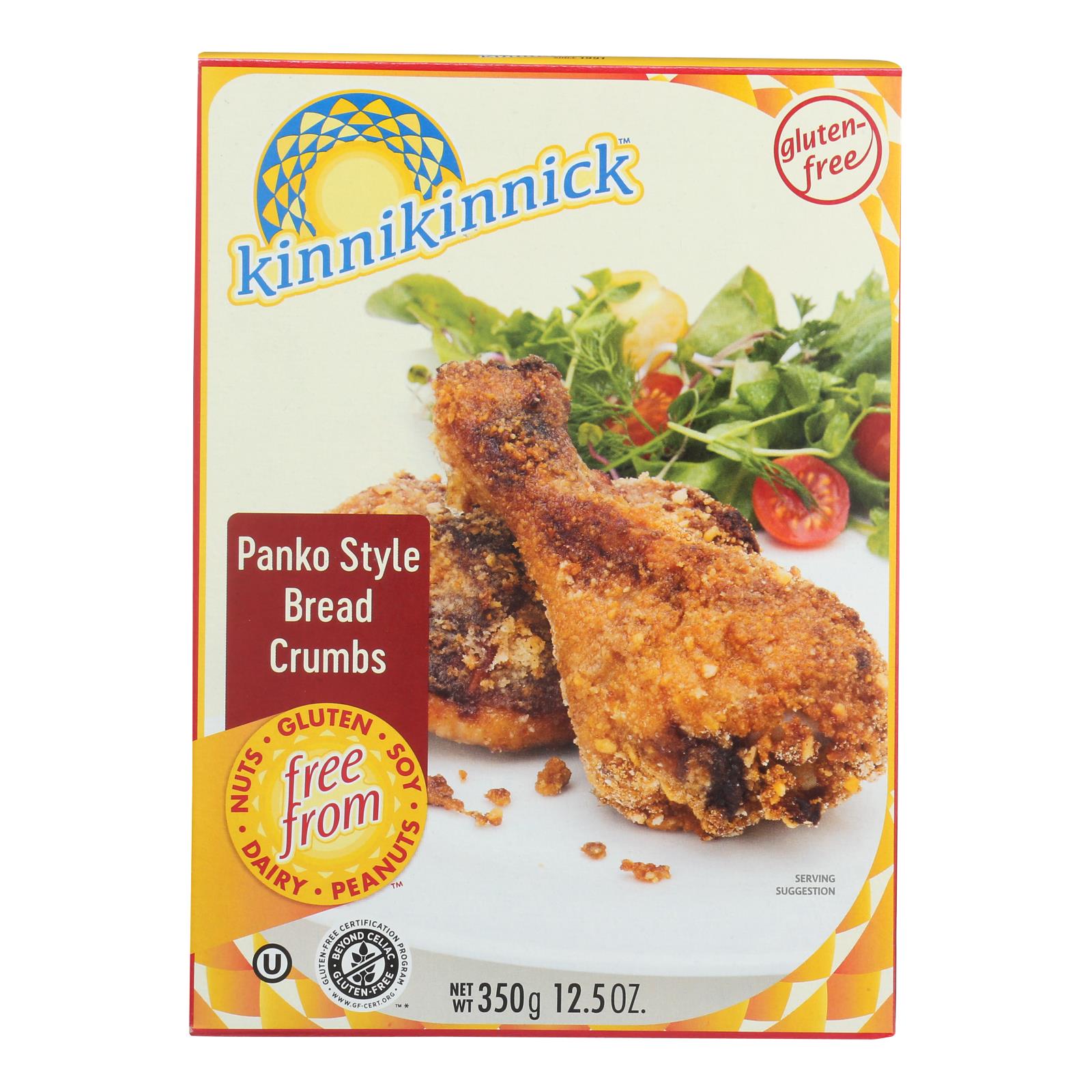 Kinnikinnick Bread Panko Style - Case Of 6 - 12.5 Oz. - GreatEagleInc