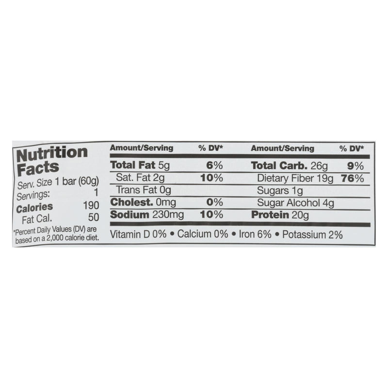 No Cow Bar Protein Bar - Case Of 12 - 2.12 Oz - GreatEagleInc