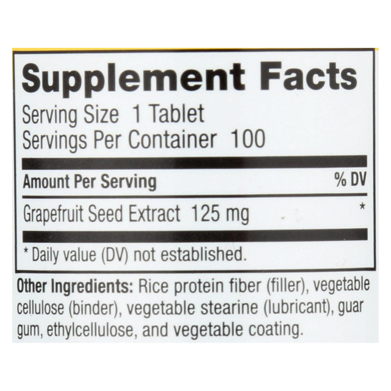 Nutribiotic - Supp Grapefruit Seed Extrct 125 - 1 Each 1-100 Ct - GreatEagleInc