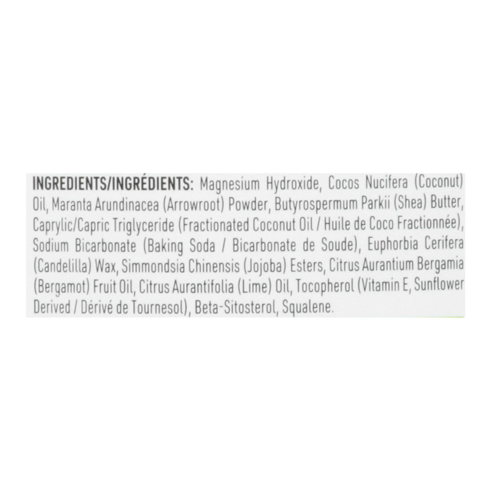 Schmidt's - Deodorant Brgmnt&lme Stk - 1 Each - 2.65 Oz - GreatEagleInc