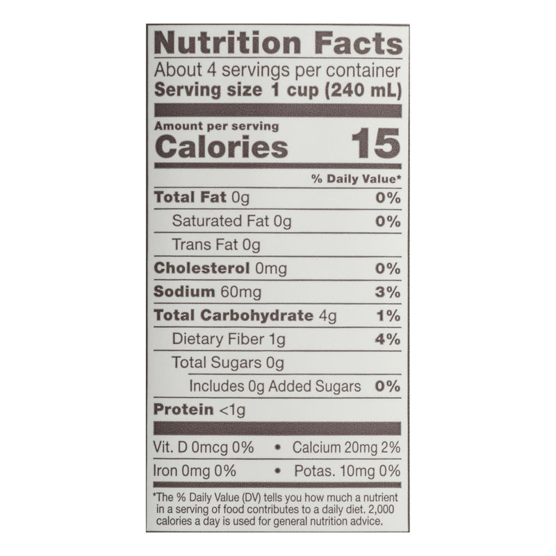 Bonafide Provisions - Broth Vegetable No Salt - Case Of 6-32 Oz - GreatEagleInc