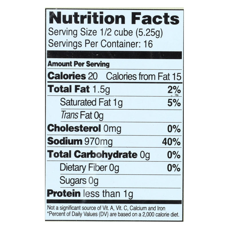 Edwards And Sons Natural Bouillon Cubes - Garden Veggie - 2.9 Oz - Case Of 12 - Eco-Friendly Home & Grocery