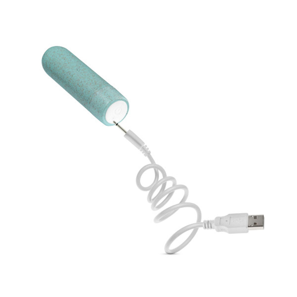Gaia – Eco Rechargeable Bullet - Aqua - GreatEagleInc