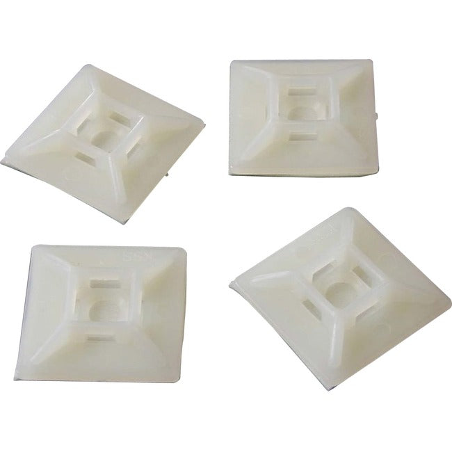 StarTech.com Self-adhesive Nylon Cable Tie Mounts - Pkg of 100 - Computers & Electronics
