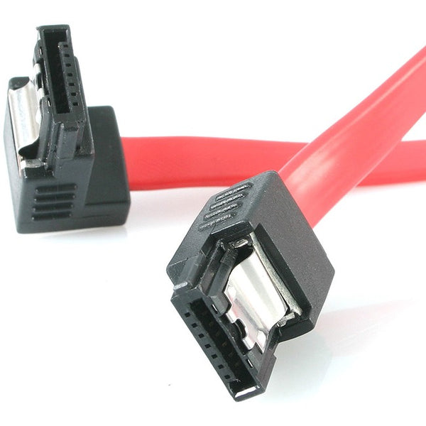 StarTech.com 18in Latching SATA to Right Angle SATA Serial ATA Cable - Computers & Electronics