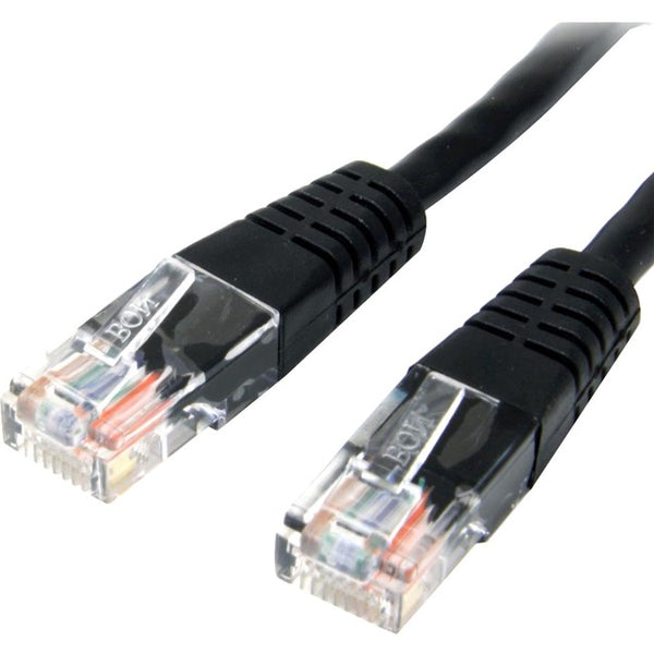 StarTech.com 25 ft Black Molded Cat5e UTP Patch Cable - Computers & Electronics