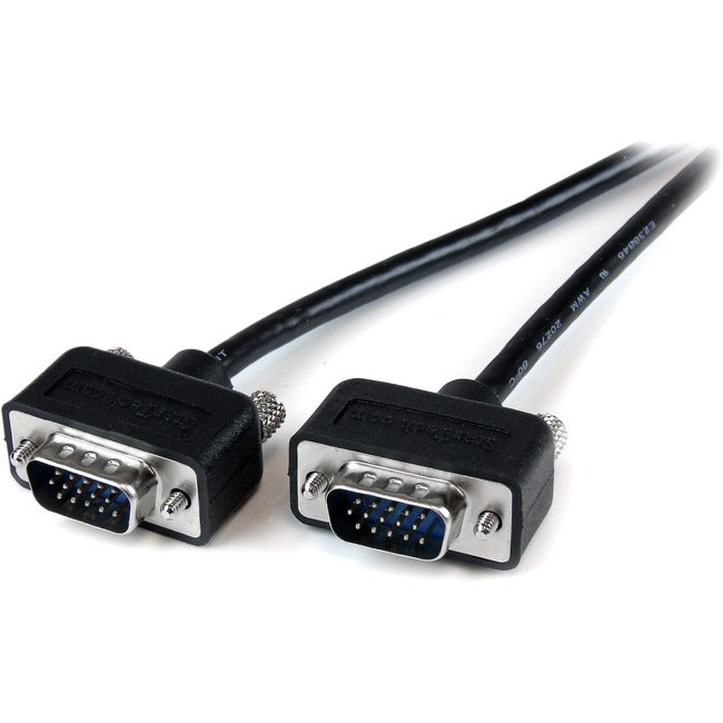 StarTech.com 10 ft Low Profile High Resolution Monitor VGA Cable - HD15 M/M - Computers & Electronics