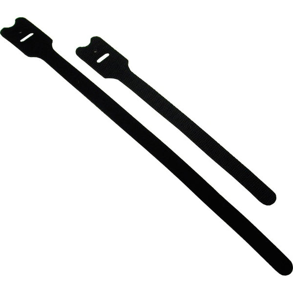 C2G 8in Screw-mountable Hook-and-Loop Cable Ties - 10pk Default Title