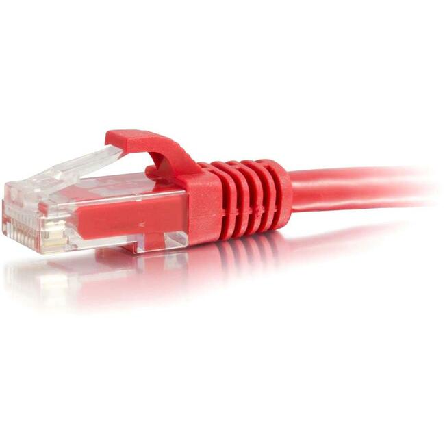 C2G-25ft Cat6 Snagless Unshielded (UTP) Network Patch Cable - Red - Computers & Electronics