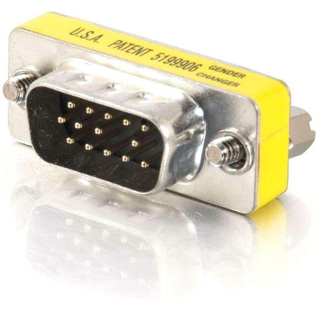 C2G HD15 VGA M/M Mini Gender Changer (Coupler) Default Title