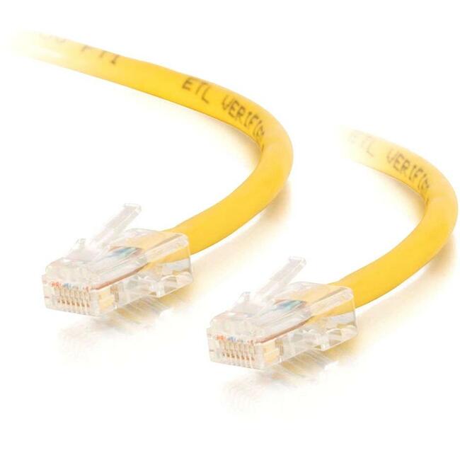 C2G-7ft Cat5e Non-Booted Crossover Unshielded (UTP) Network Patch Cable - Yellow