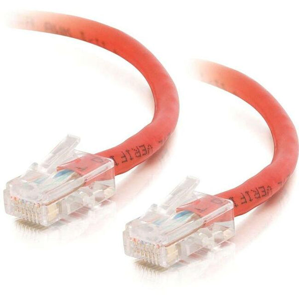 C2G-25ft Cat5e Non-Booted Crossover Unshielded (UTP) Network Patch Cable - Red Default Title