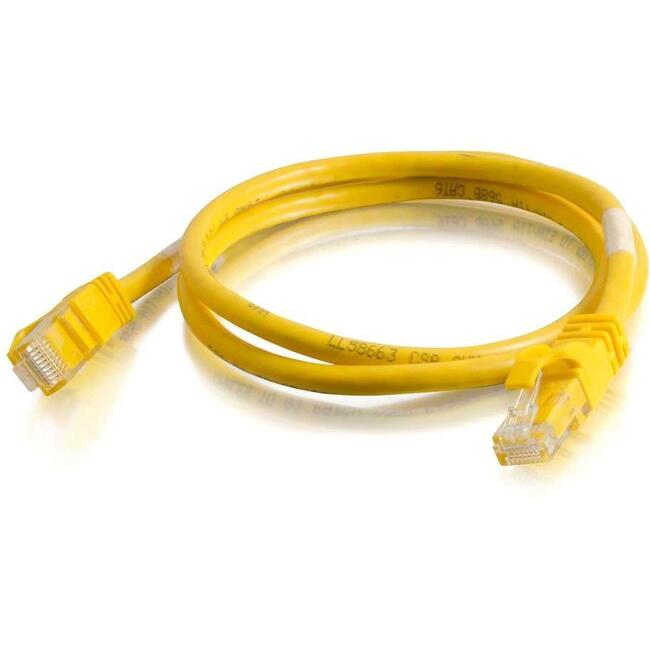 C2G-7ft Cat6 Snagless Crossover Unshielded (UTP) Network Patch Cable - Yellow - Computers & Electronics