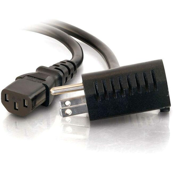 C2G 6ft 16 AWG Universal Power Cord with Extra Outlet Default Title