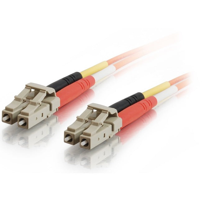 C2G 1m LC-LC 50/125 Duplex Multimode OM2 Fiber Cable - Orange - 3ft