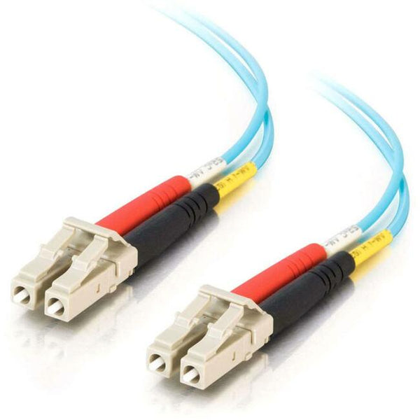 C2G 1m LC-LC 10Gb 50/125 Duplex Multimode OM3 Fiber Cable -Aqua- 3ft Default Title