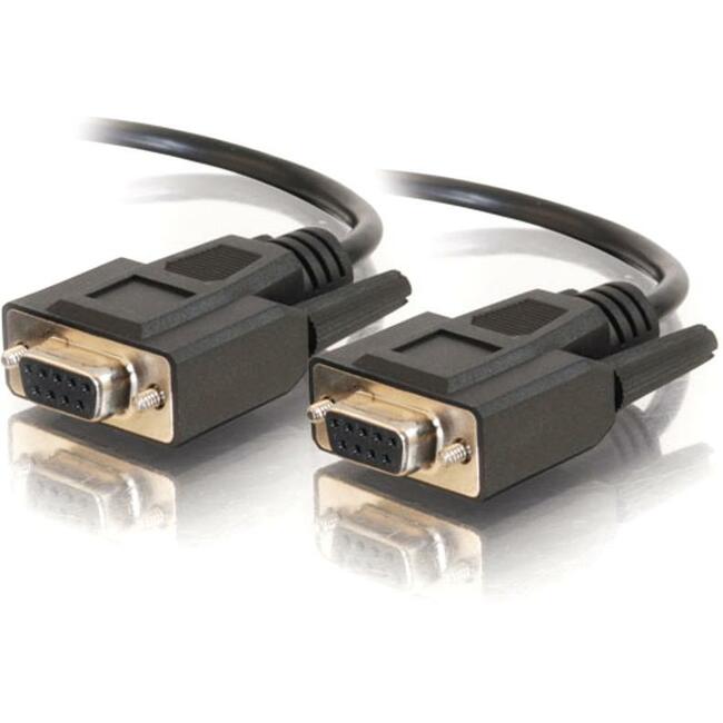 C2G 15ft DB9 F/F Cable - Black - GreatEagleInc