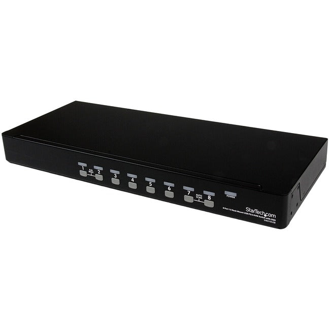 StarTech.com 8 Port 1U Rackmount USB PS/2 KVM Switch with OSD Default Title