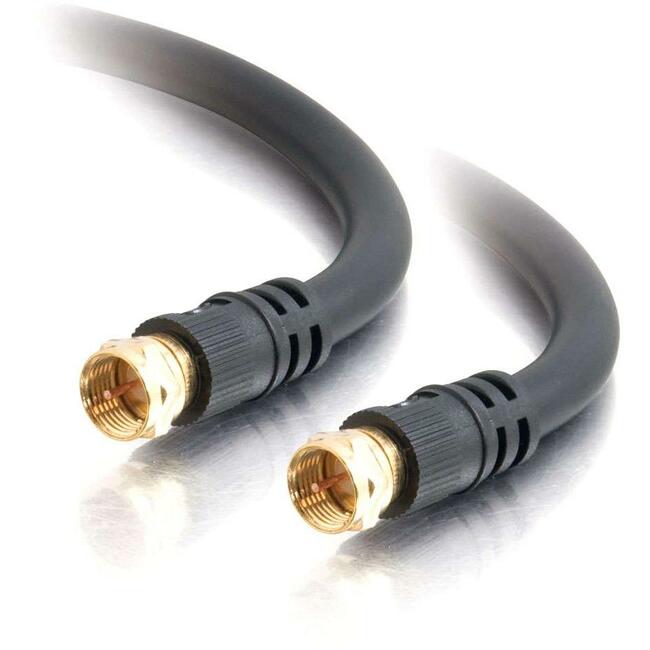 C2G 12ft Value Series F-Type RG6 Coaxial Video Cable - Computers & Electronics