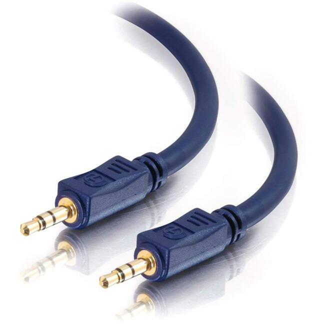 C2G 3ft Velocity 3.5mm M/M Stereo Audio Cable Default Title