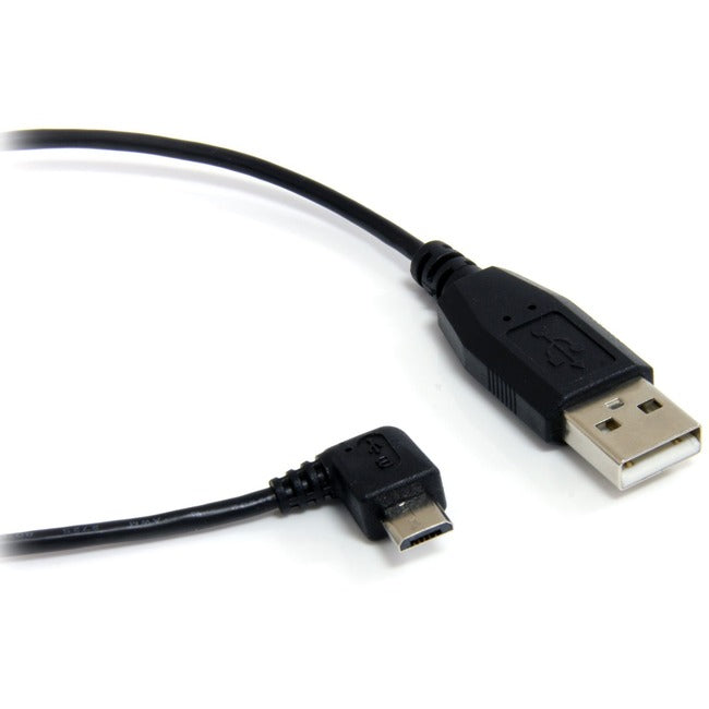 StarTech.com USB cable - 4 pin USB Type A (M) - Right Angle Micro USB Type B (M) - 90 cm - GreatEagleInc