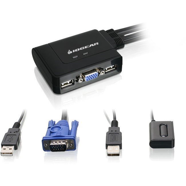 IOGEAR GCS22u 2-Port USB KVM Switch - GreatEagleInc