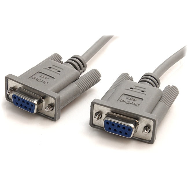 StarTech.com Serial Null modem cable - DB-9 (F) - DB-9 (F) - 3 m - Computers & Electronics