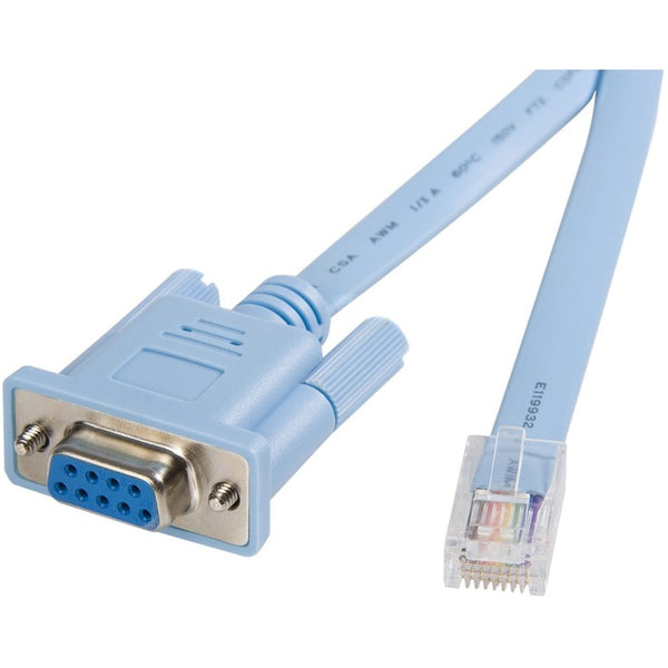 StarTech.com Cisco console router cable - RJ45 (m) - DB9 (f) - 6 ft - Computers & Electronics