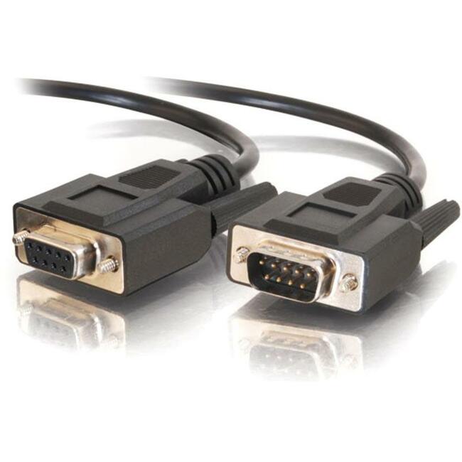C2G 3ft DB9 M/F Extension Cable - Black Default Title