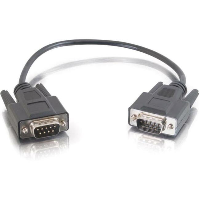 C2G 3ft DB9 M/M Cable - Black - Computers & Electronics