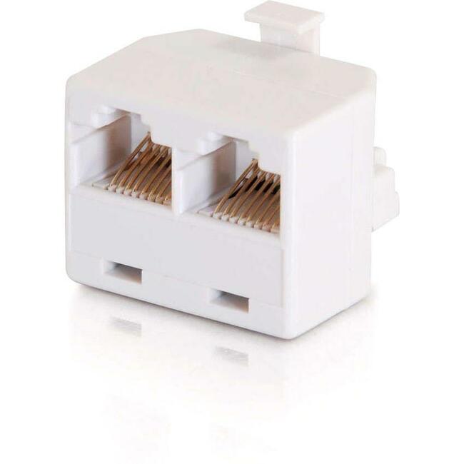 C2G RJ45 8-pin Modular T-Adapter Default Title