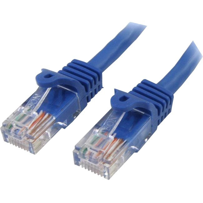 StarTech.com 10 ft Blue Snagless Cat5e UTP Patch Cable - GreatEagleInc