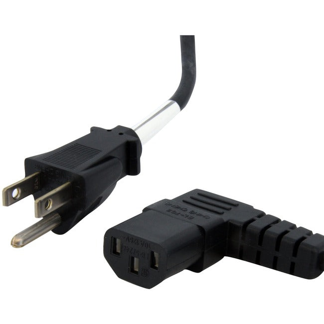 StarTech.com 6 ft Standard Computer Power Cord - NEMA 5-15P to Right Angle C13 - GreatEagleInc
